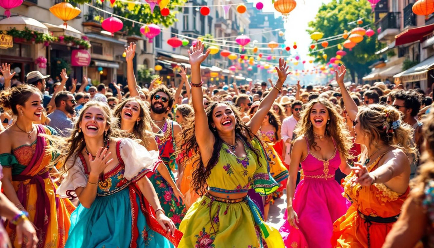 Explorer les festivals culturels durant votre visite à la ville