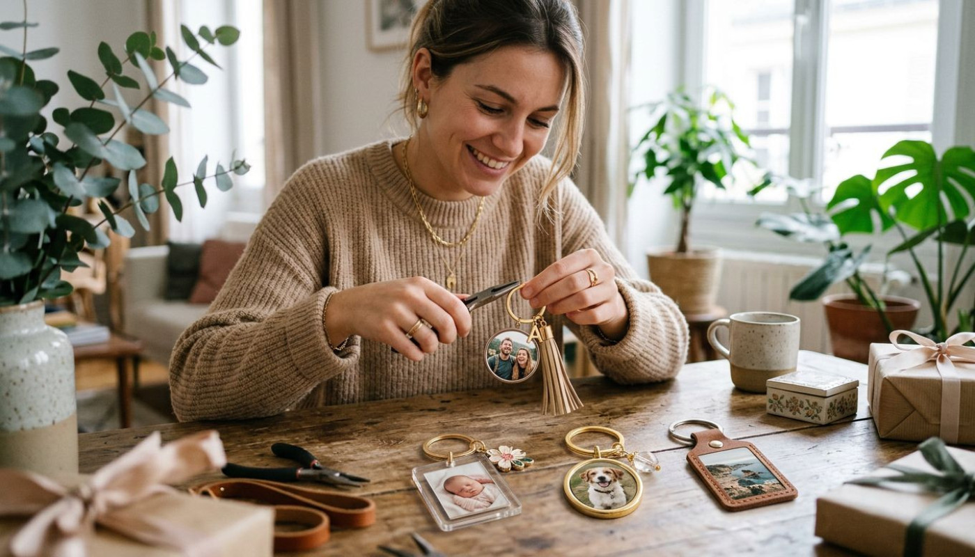 Tendances actuelles des porte-clés photo en cadeau